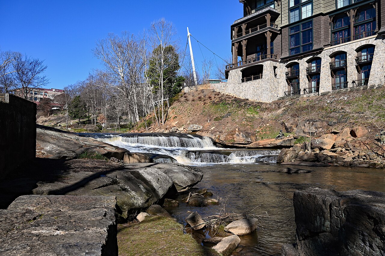 Falls Park on the Reedy River, Greenville, South Carolina